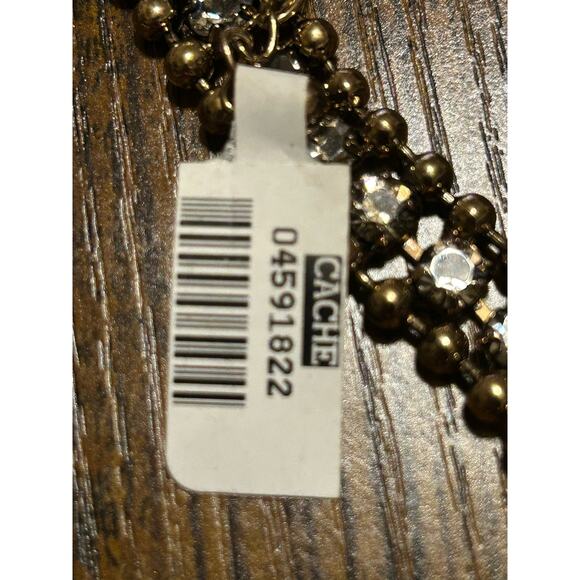 Cache Elegant rhinestone necklace with stretchy bracelet - Picture 10 of 10